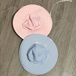 Ruffle Butts Kids Polka Dot and Striped Sun Hats
